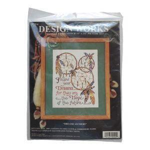 DESIGN WORKS Dreamcatchers Kit 9294 Counted Cross Stitch 11 x 14 NEW SEALED
